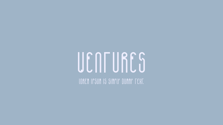 Ventures Font