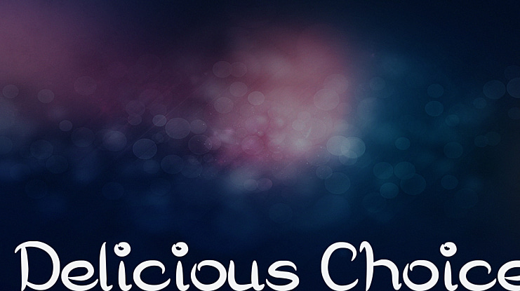 Delicious Choice Font