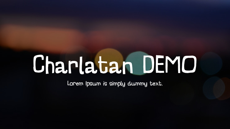 Charlatan DEMO Font