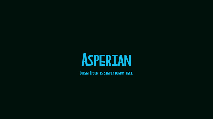Asperian Font