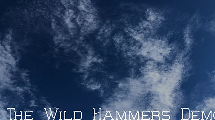 The Wild Hammers Demo Font