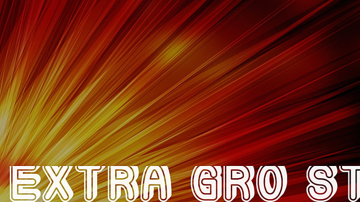 Extra Gro St Font