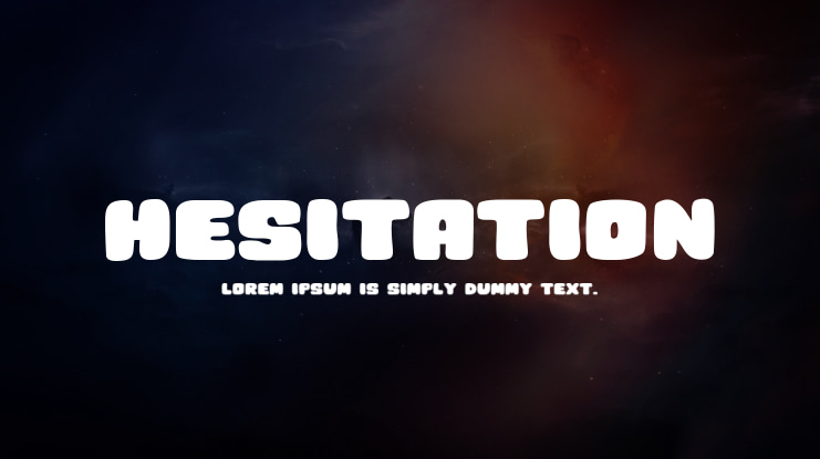Hesitation Font Family