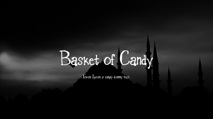 Basket of Candy Font