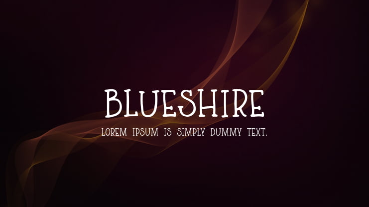 Blueshire Font