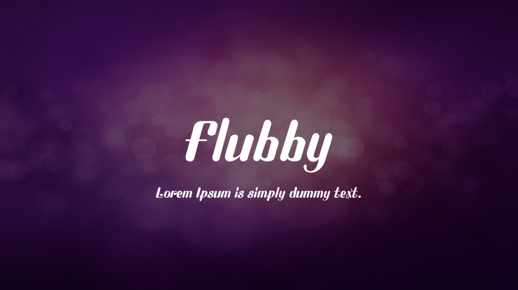 Flubby Font