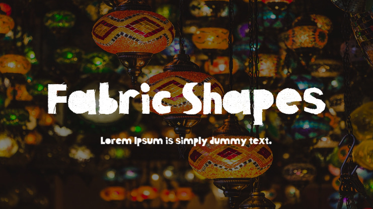 Fabric Shapes Font