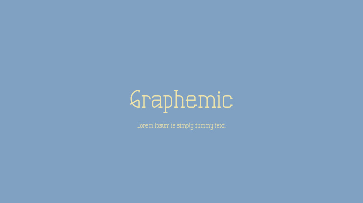 Graphemic Font