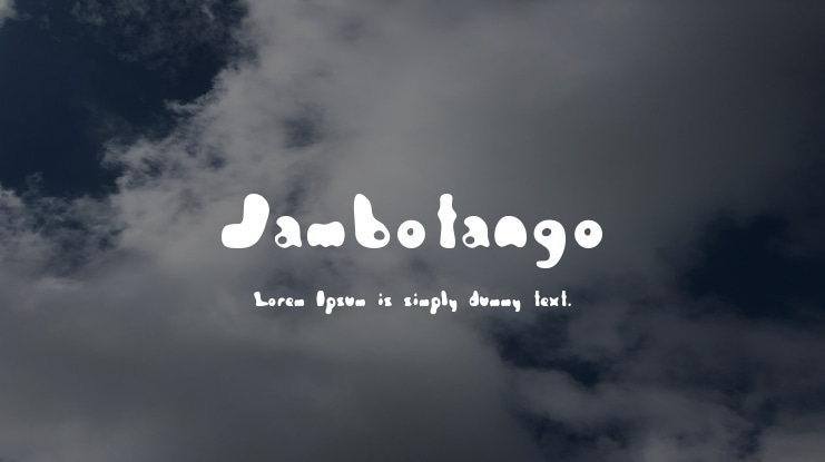 Jambotango Font