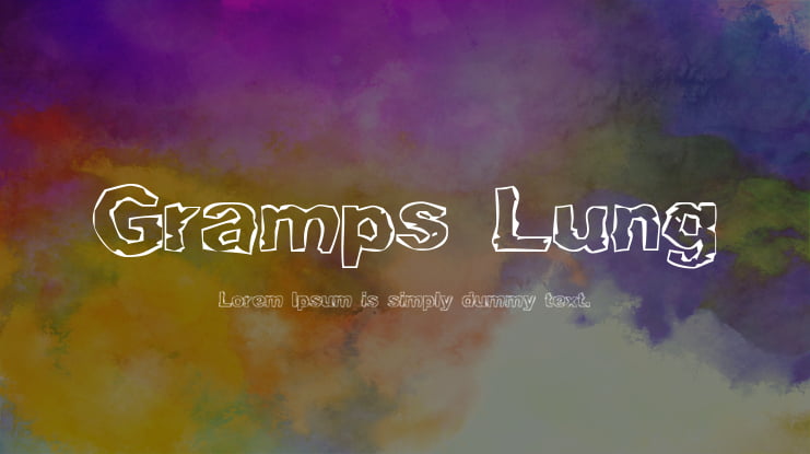 Gramps Lung Font