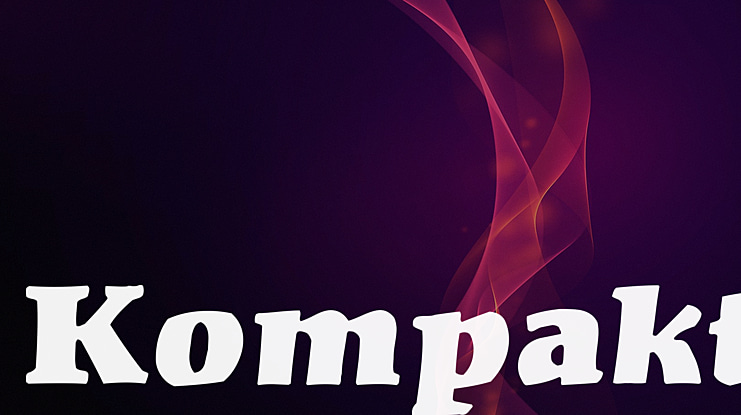 Kompakt Font
