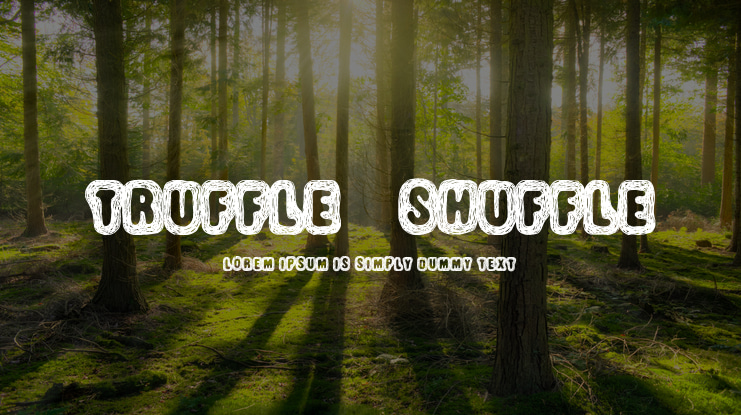 Truffle-Shuffle Font