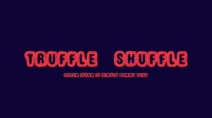 Truffle-Shuffle Font
