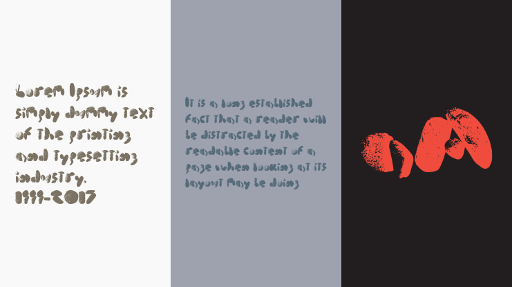 middle cove beach rocks Font