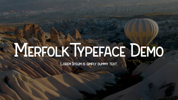 Merfolk Typeface Demo Font