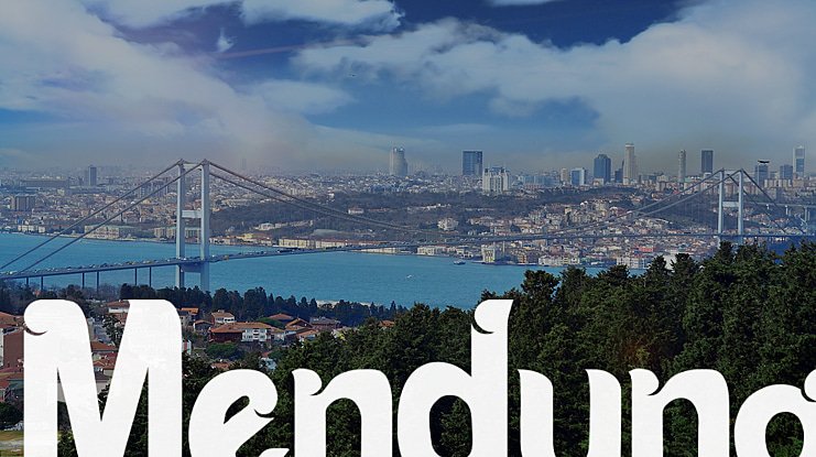 Mendung Font Family