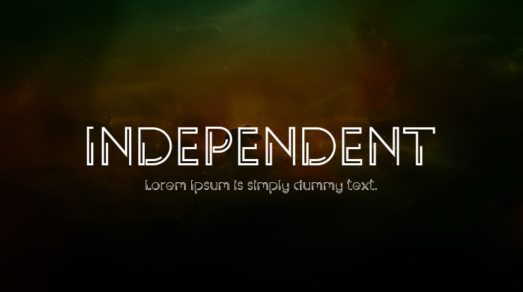 INDEPENDENT Font Family