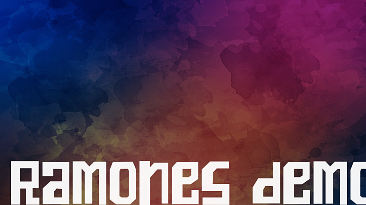 Ramones demo Font