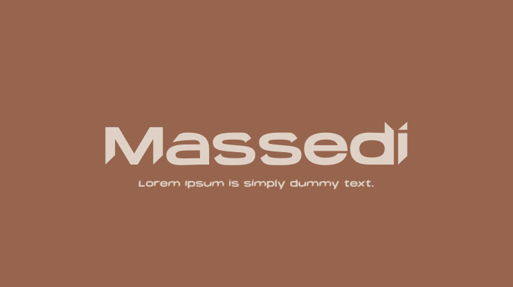 Massedi Font