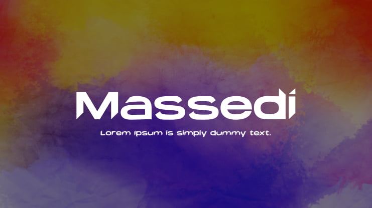 Massedi Font