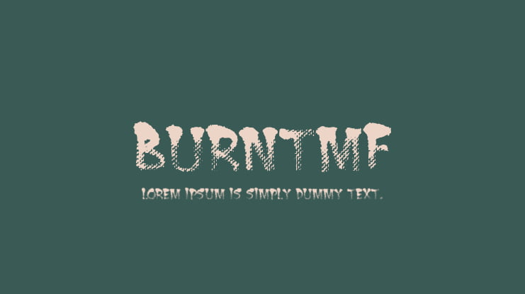 BurntMF Font