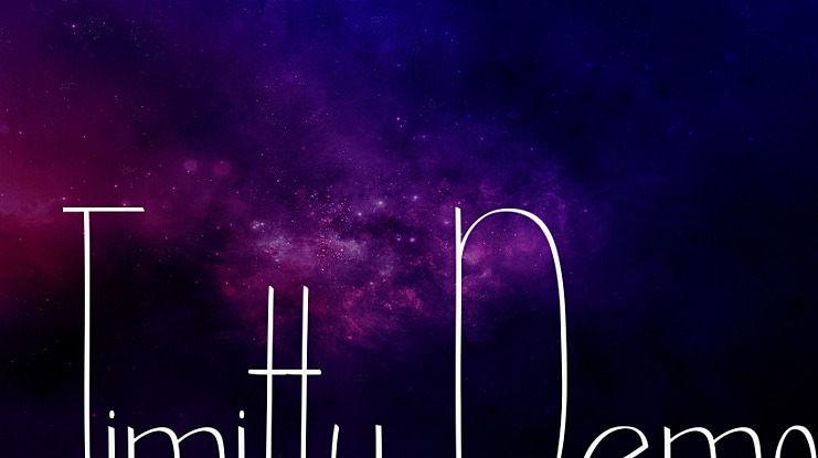 Timitty Demo Font