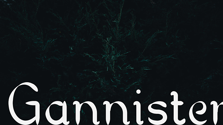 Gannister Font