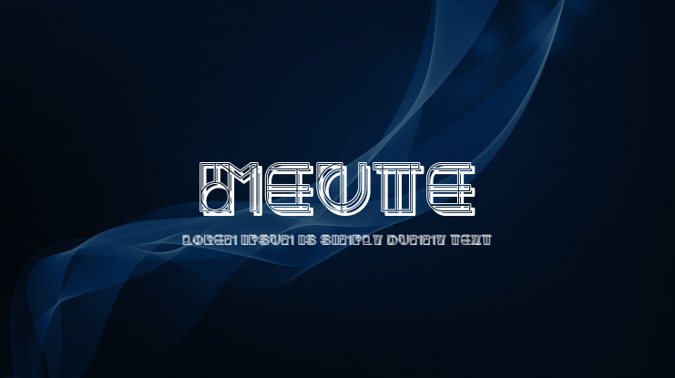Meute Font
