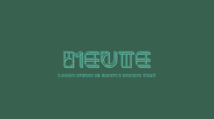 Meute Font