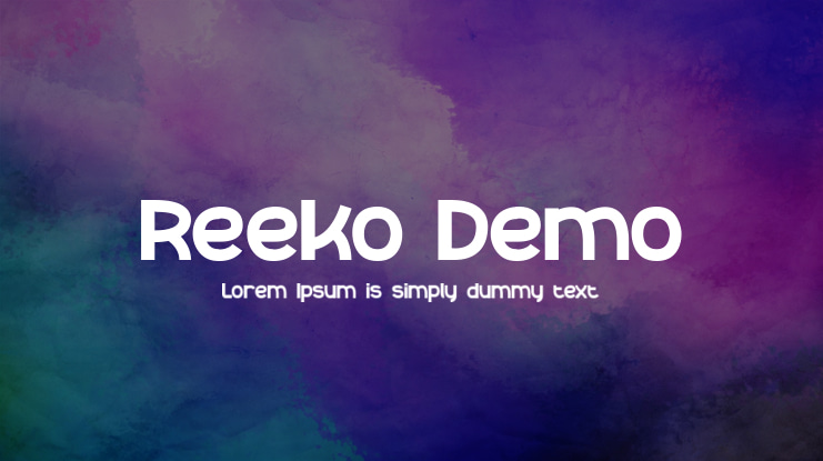 Reeko_Demo Font
