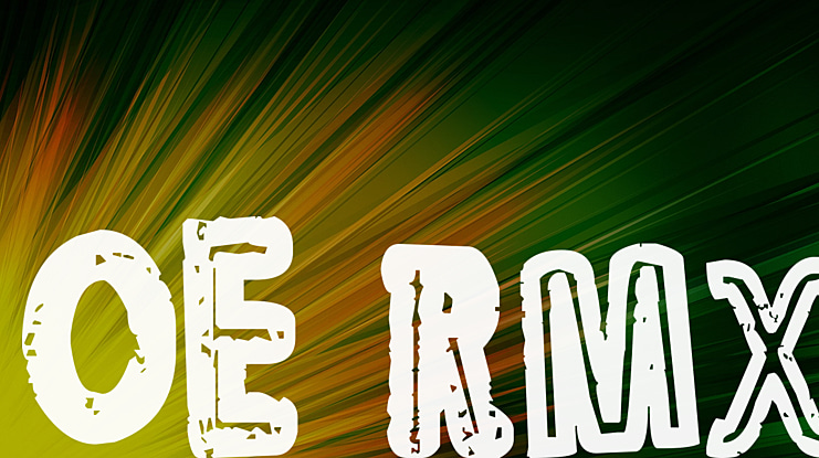 OE rmx Font