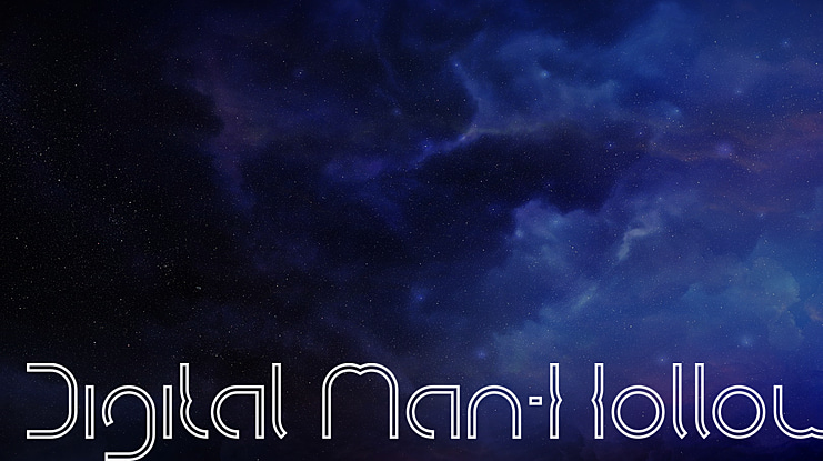 Digital Man- Font Family
