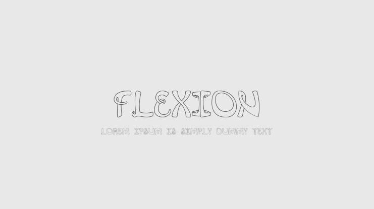 Flexion Font
