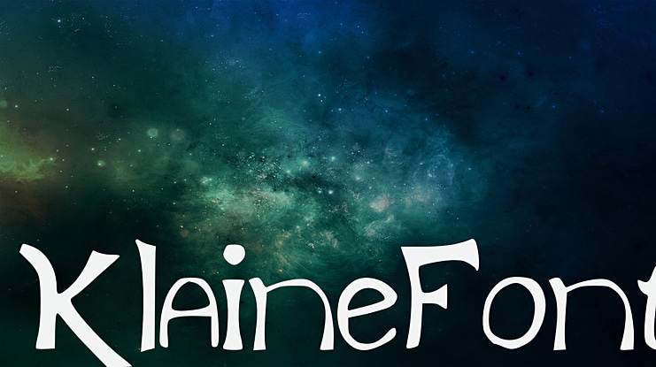 KlaineFont Font