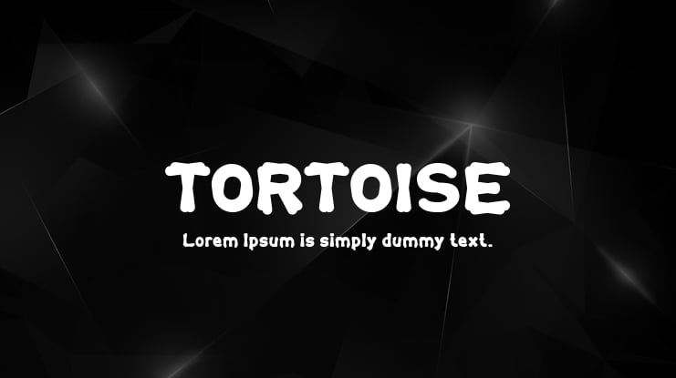 TORTOISE Font Family
