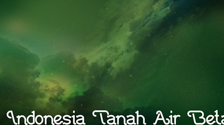 Indonesia Tanah Air Beta Font