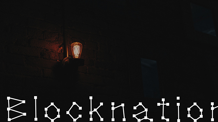 Blocknation Font