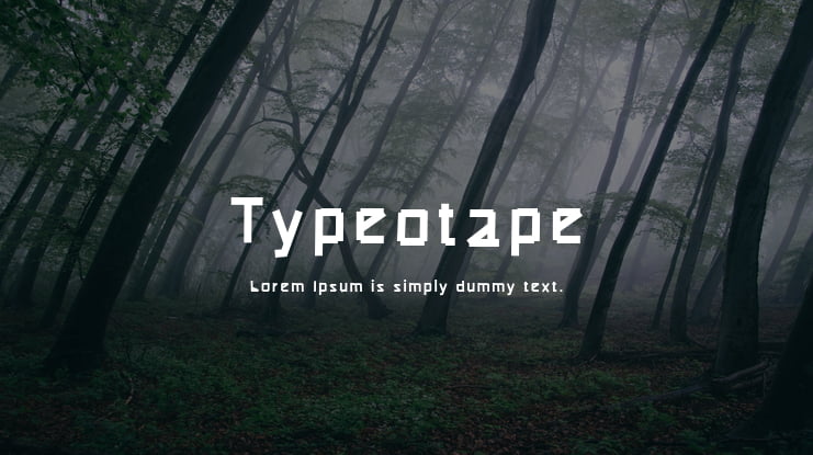Typeotape Font