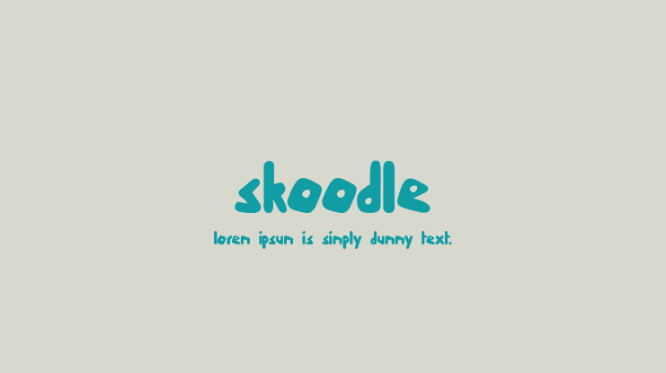 skoodle Font
