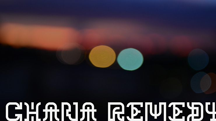Chana Remedy Font