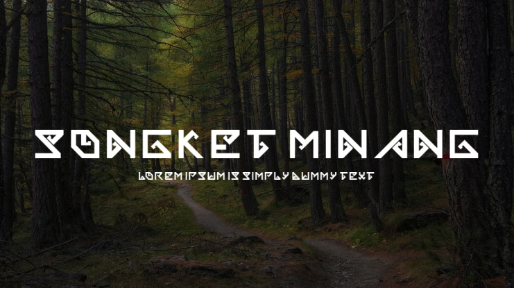 Songket Minang Font