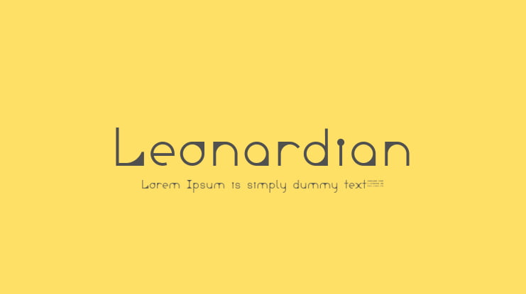 Leonardian Font