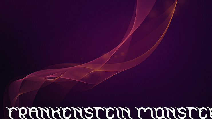 FRANKENSTEIN MONSTER Font Family