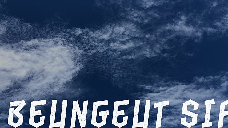 Beungeut Sia Font