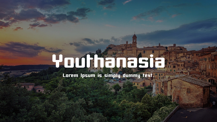 Youthanasia Font Family
