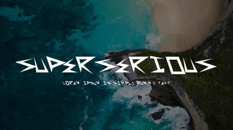 SuperSerious Font