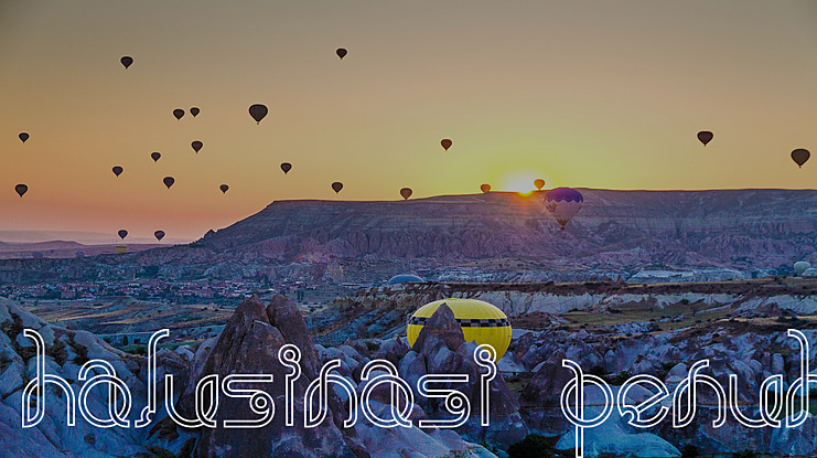 halusinasi penuh Font Family