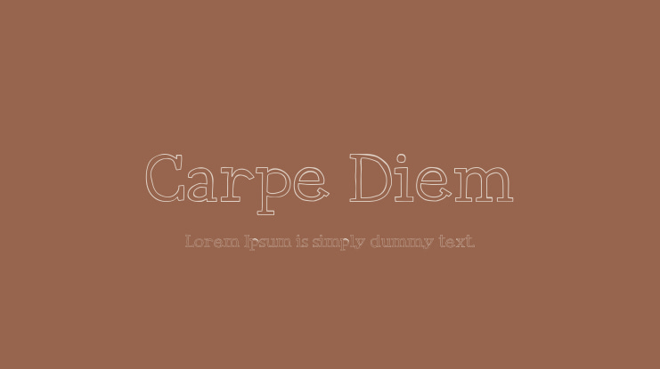 Carpe Diem Font