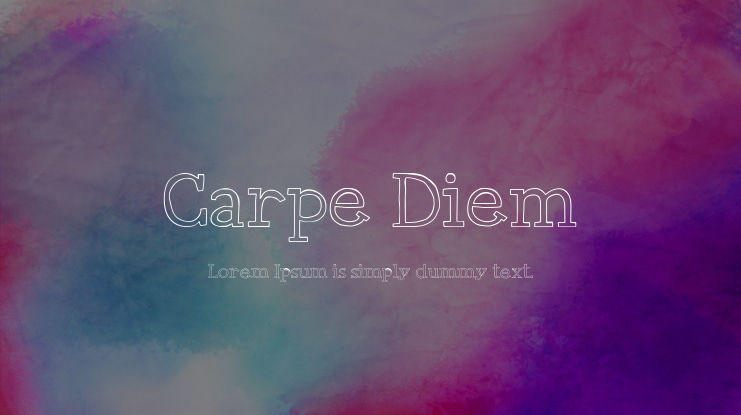Carpe Diem Font