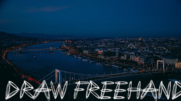 Draw Freehand Font